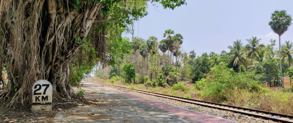 palakkad pollachi rail route