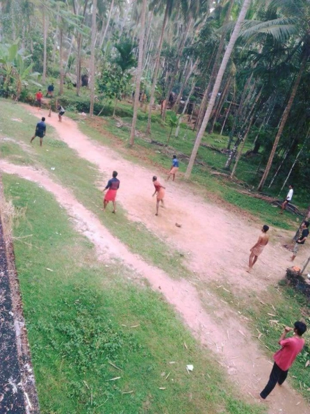 Local Cricket game in the 80s in Kerala, India