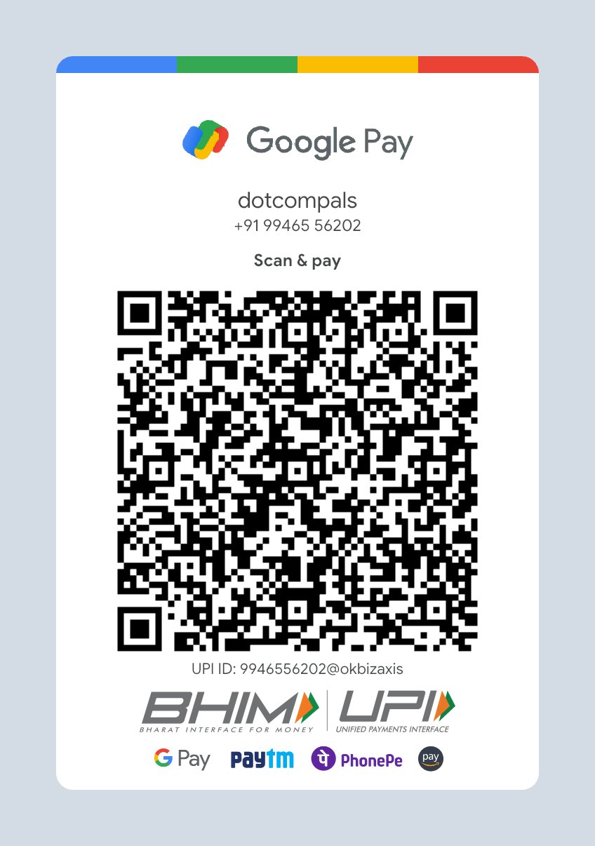 UPI QR Code - dotcompals